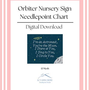 Orbiter Nursery Needlepoint Diagram