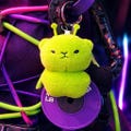 Mini Alien Cat Plush Keychain – Green Space Cat Pendant, Soft Handmade Doll Bag Gift.. product logo