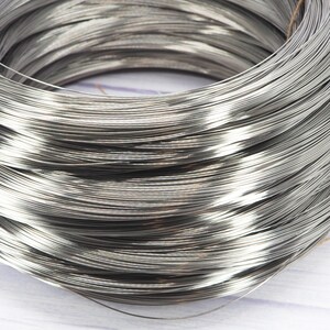 Pure Titanium Wire - Specific for Jewelry Surgical Grade 1 - You Pick Gauge  12, 14, 16, 18, 20, 22, 24, 26, 28, 30, 32 - 100% Guarantee