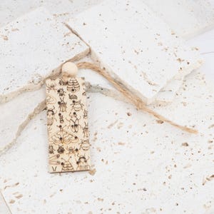 Wooden Stud earring storage - Travel jewellery holder - Gift - Bugs - Insects
