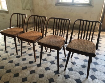 Set van 4 eetkamerstoelen door Antonin Suman voor Ton, jaren 1960 Thonet
