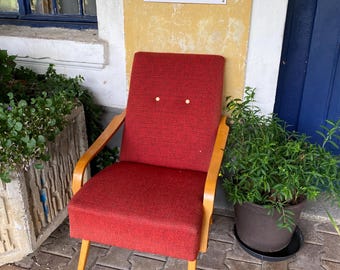 Midcentury fauteuils van Jaroslav Šmídek, Tsjechoslowakije, jaren 60, inclusief wereldwijde verzending.