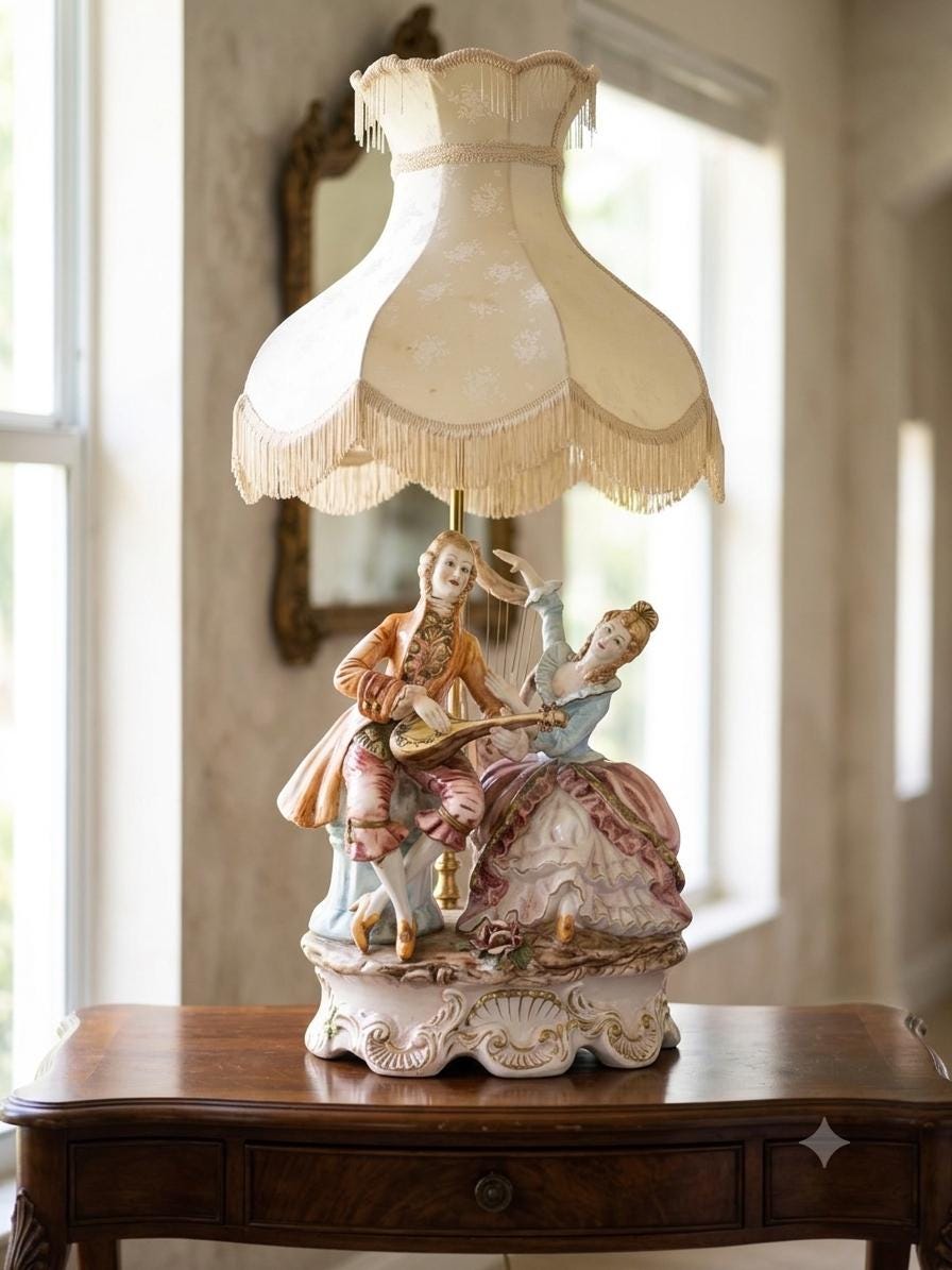 Italian Vintage Lamp - Etsy