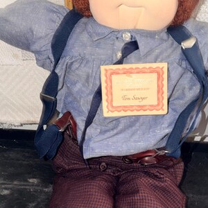 1986 Mark Twain Edition Cabbage Patch Kids Complete Set of 3 – Tom Sawyer, Huckleberry Finn & Becky Thatcher