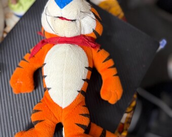 Plush toy of 'Tony the Tiger' by Kellogg's