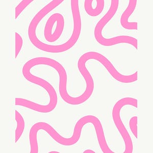 Set of 5 "Squiggles" - Posters