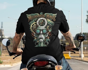 Clockwork Gear Steampunk T-Shirt | Vintage Mechanical Goggles Graphic