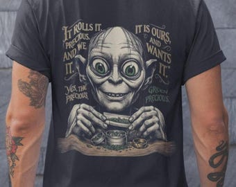Gollum "Green Precious" Shirt | Lord of the Rings Stoner Tee