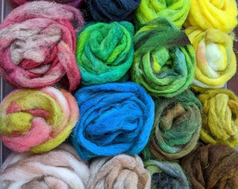 Hope Jacare Creative Textiles Hand dyed Silk Chiffon approx 35 x 170 cm nuno felt SCh16