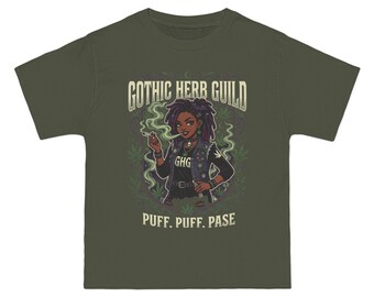 BLAZED- Gothic Herb Guild Illustration T-Shirt | Herbal Witch Plant Design