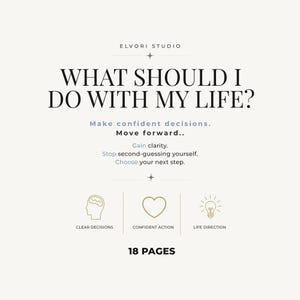 What Should I Do With My Life? Decision Guide, Feeling Stuck Workbook