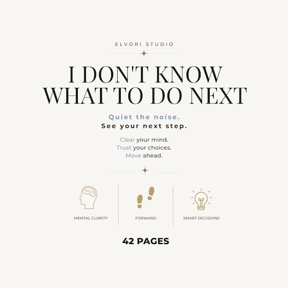 Life Decision Workbook, Decision Making Guide, Find Your Direction, Choices & Clarity PDF