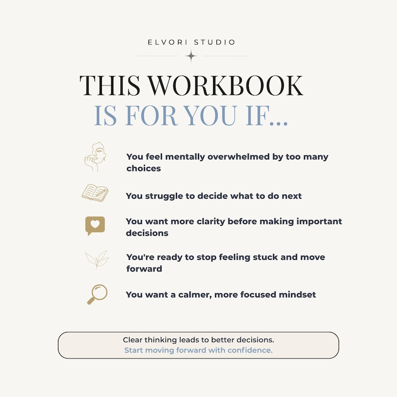 Life Decision Workbook, Decision Making Guide, Difficult Choices & Future Clarity image 4