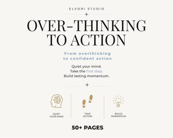 Overthinking to Action Bundle, Break Mental Blocks, Build Momentum, Personal Growth PDF