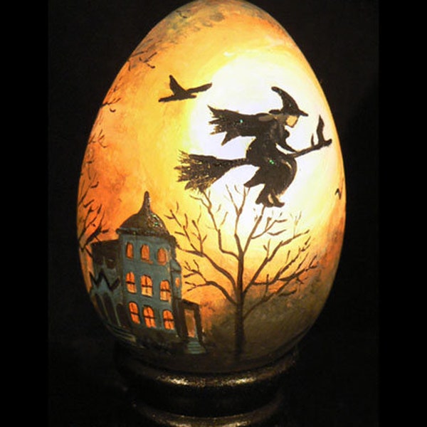 Halloween Ornament, hand-painted