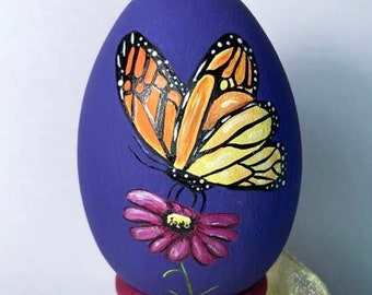 Hand Painted Butterfly Ornament