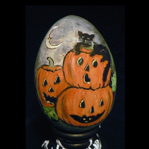 Ornamento di Halloween, dipinto a mano