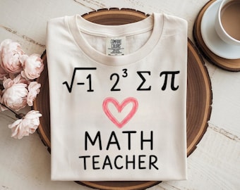 Camiseta para Professor de Matemática, Camiseta Divertida com Equações Matemáticas, Presente para Amantes da Matemática, Roupa para Apreciar Professores de Álgebra e Geometria