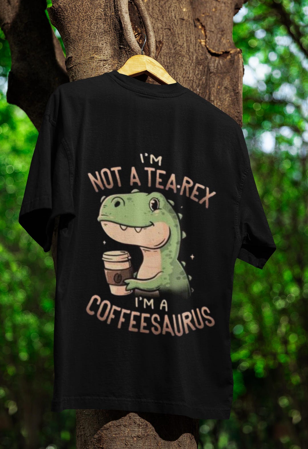 Coffeesaurus T-rex Shirt, Hand-drawn Dino Coffee (unisex S-XXL) - Etsy