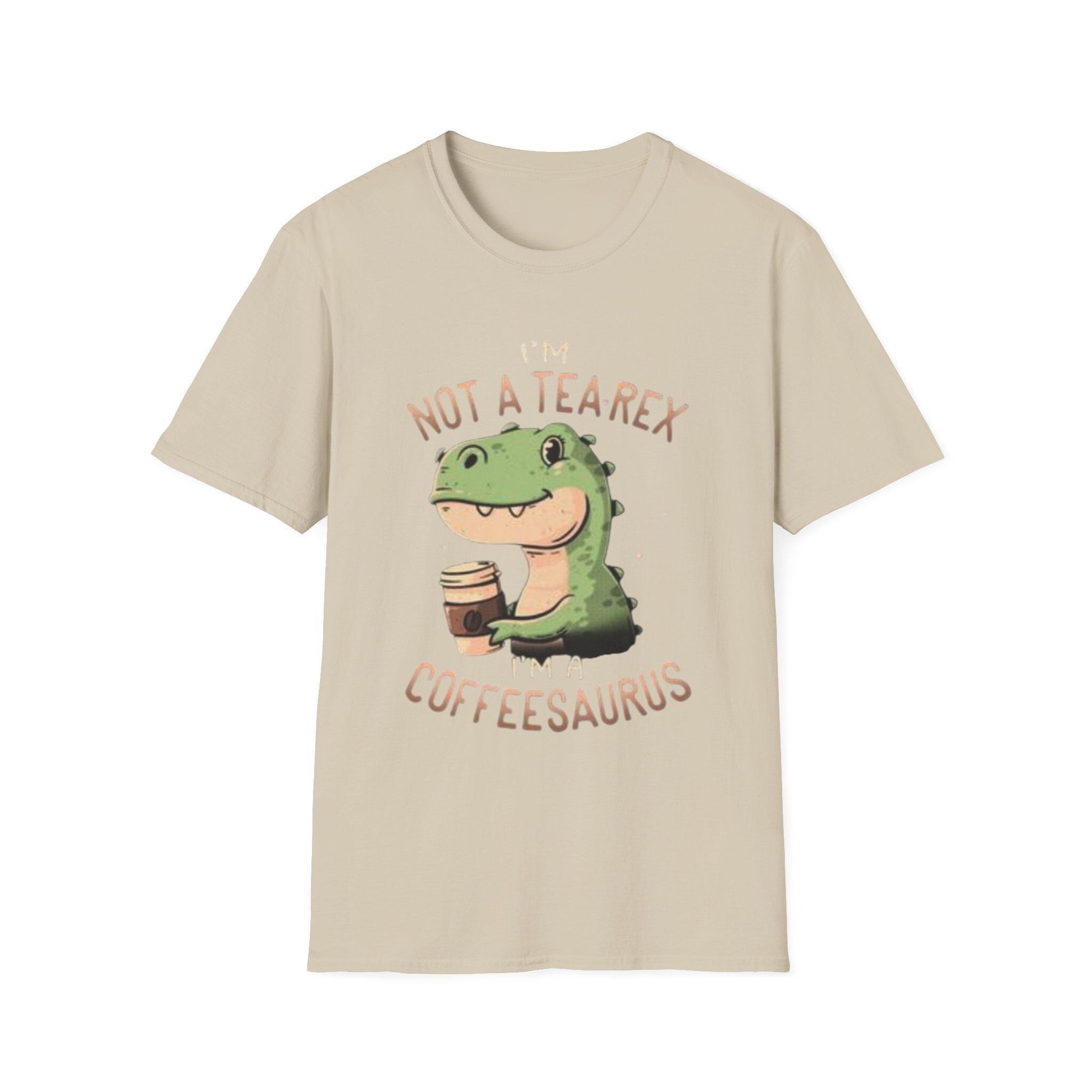 Coffeesaurus T-rex Shirt, Hand-drawn Dino Coffee (unisex S-XXL) - Etsy
