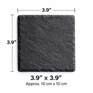 Laser Engraved Slate Coaster – Cocktail Recipe Coaster, Home Bar Drinkware, Anniversary, Birthday, Wedding Gift image 7