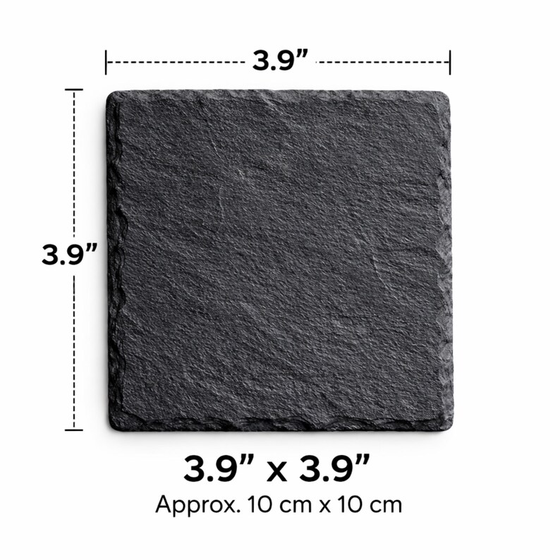 Laser Engraved Slate Coaster – Cocktail Recipe Coaster, Home Bar Drinkware, Anniversary, Birthday, Wedding Gift image 7
