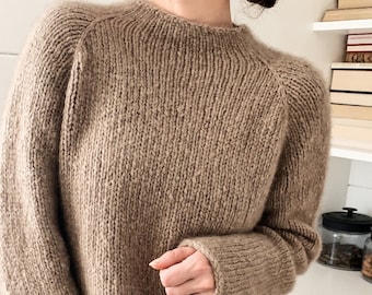 Aran Gallant Sweater Knitting Pattern