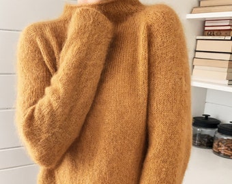 Mohair Gallant Sweater Knitting Pattern