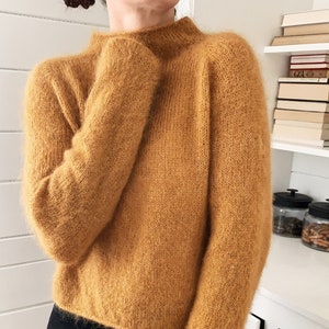 Mohair Gallant Sweater Knitting Pattern