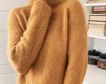 Mohair Gallant Sweater Knitting Pattern