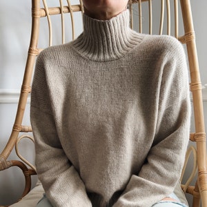 Knitting Pattern Salty Sweater Top Down Sweater Knitting Patterns
