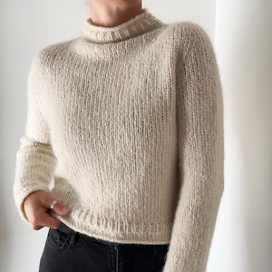 Knitting Pattern Instructions Arien Sweater Top Down Knitting Pattern
