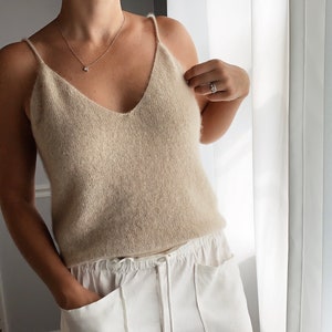 Allure Camisole Knitting Pattern