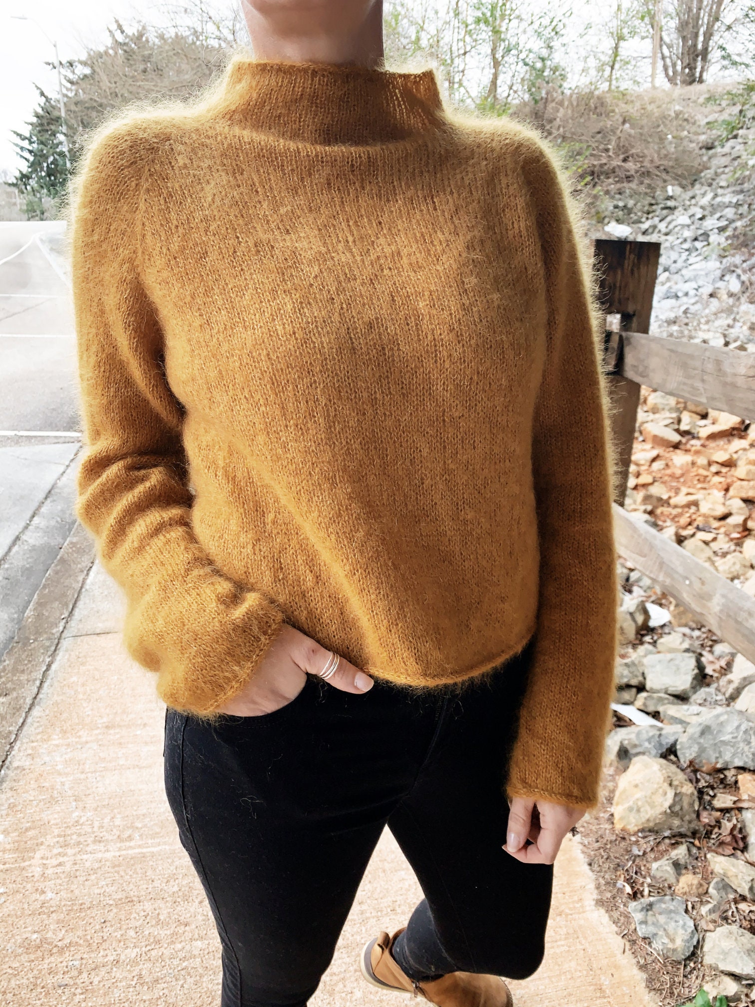 RUDE GALLERY MOHAIR KNIT SWEATER ルードギャラリー オールシーズンお