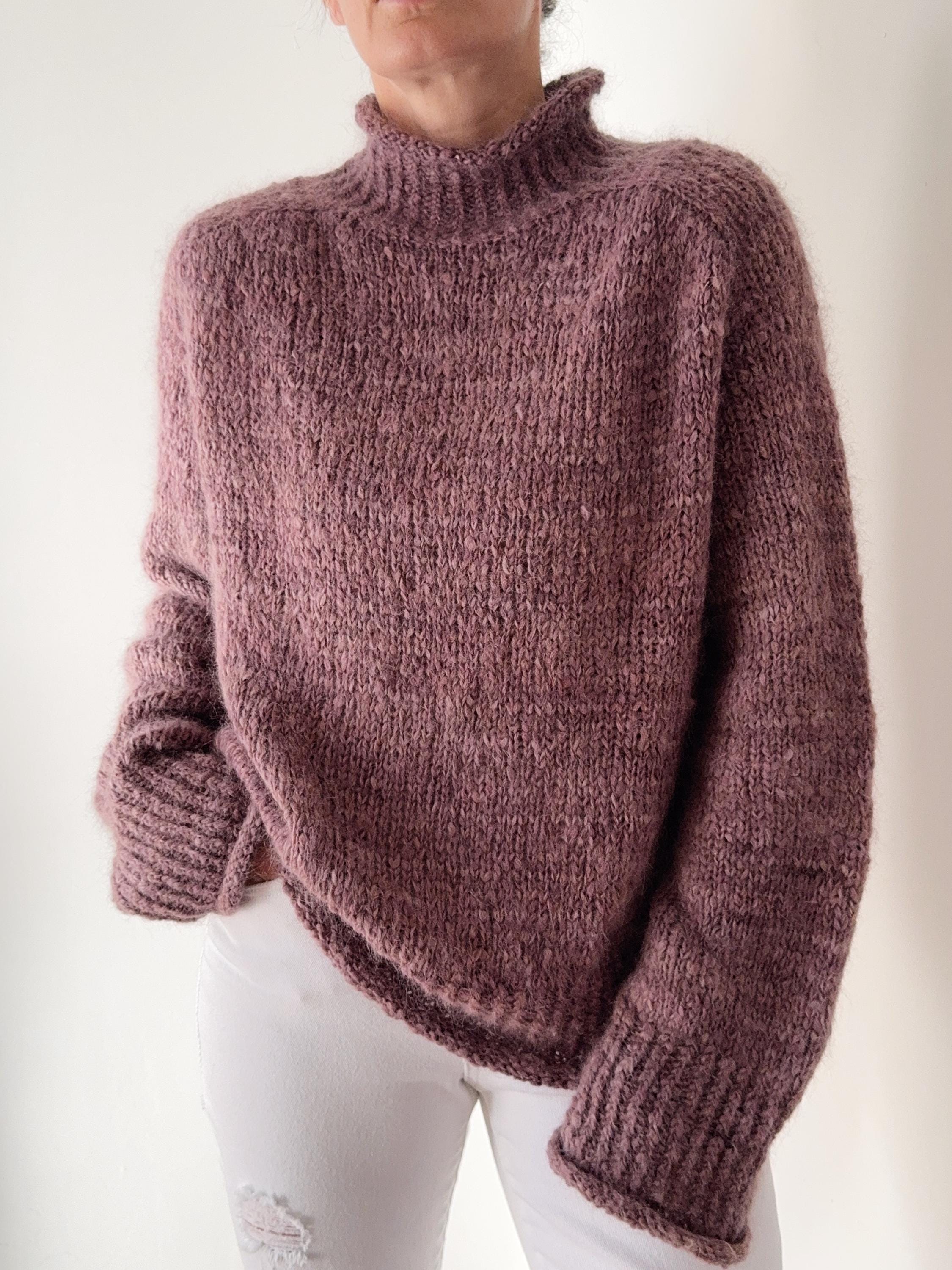 Knitting Pattern Instructions Kaleo Sweater Top Down