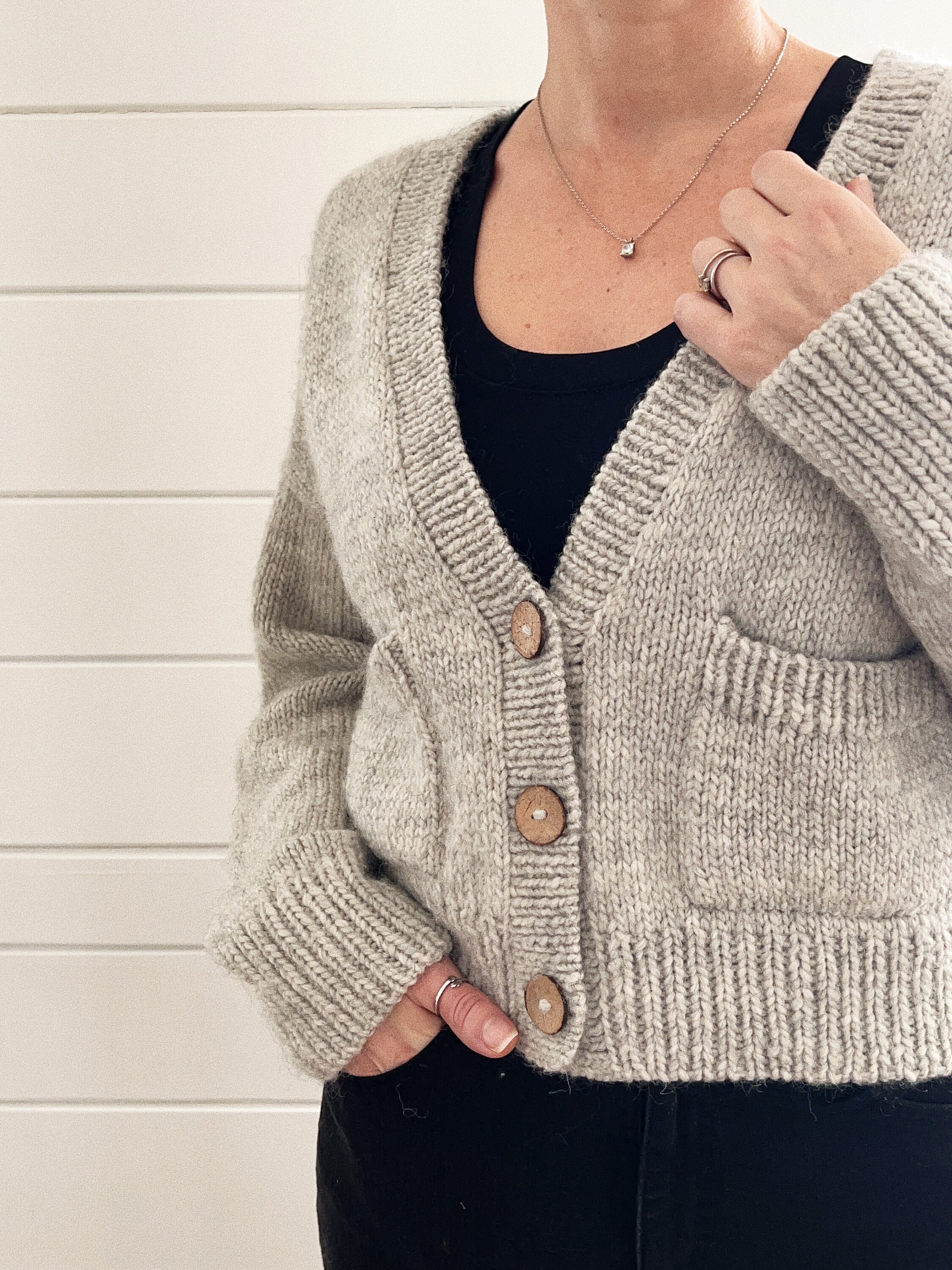 Knitting Pattern Good Grandpa Cardigan Cropped Top Down Knitting Pattern Good Grandpa Cardigan Cropped Top Down