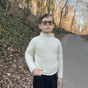 Knitting Pattern Gallant Sweater Jr.