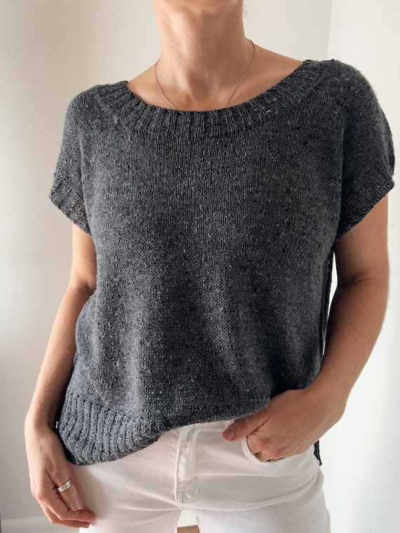 【sullen】 RIPPLE PATTERN KNIT SHIRT sullen】 RIPPLE PATTERN KNIT SHIRT knit-summer-top-pattern-13-