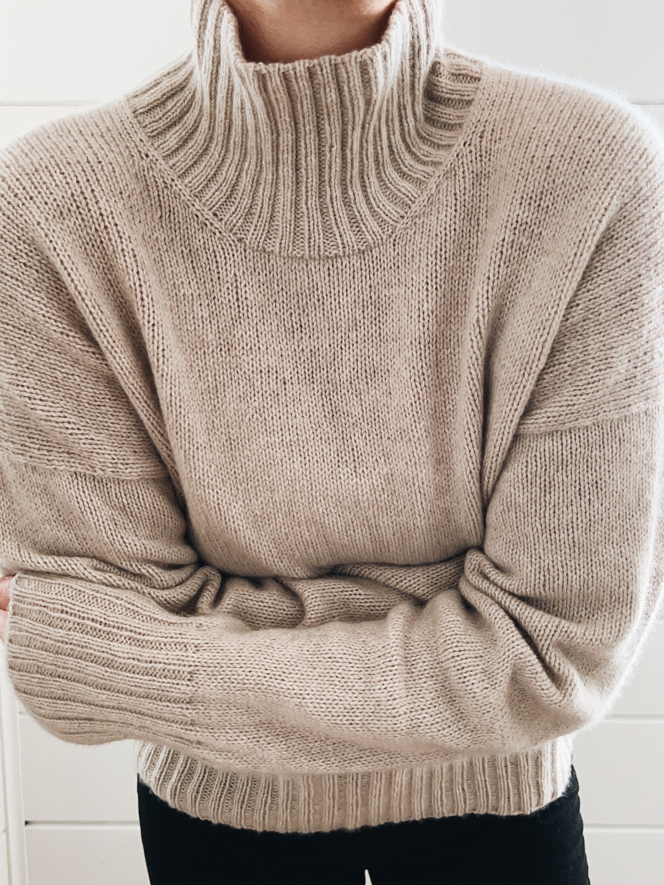 NKNIT♡pattern pullover sweat NKNIT pattern pullover sweat