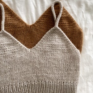 Sugarboo Bralette Knitting Pattern Top-Down knitting pattern image 6