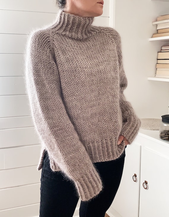 Knitting Pattern Top-down Sweater Pullover Gossamer Twist