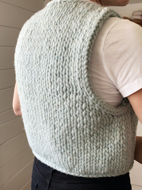 Knitting Pattern Maker Vest Top Down Knitting Pattern - Etsy Knitting Pattern Maker Vest Top Down Knitting Pattern - Etsy