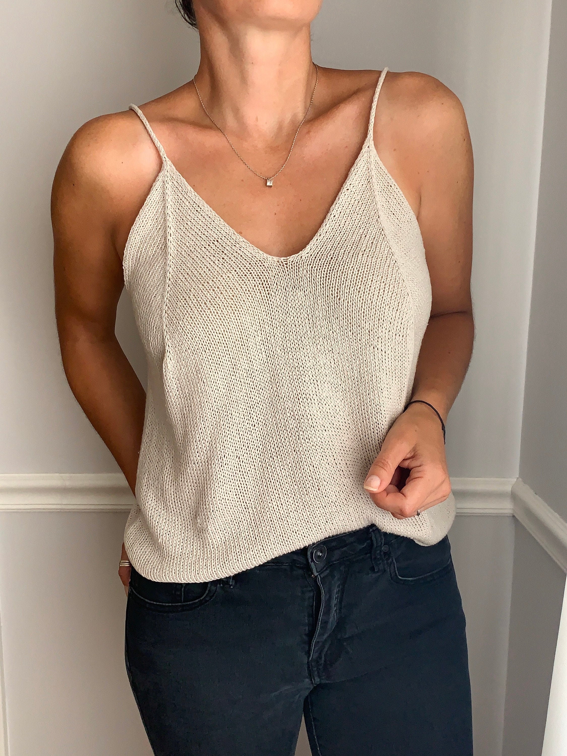 Camisole No. 5 - Knitting Pattern in English – • MY FAVOURITE