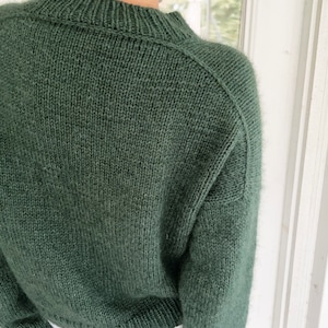 Knitting Pattern Dartmoor Sweater Top Down Knitting Pattern image 2