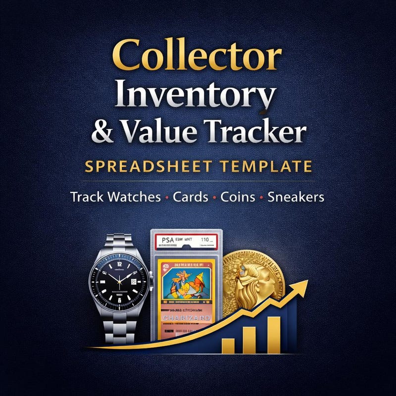 Sports Card Inventory Spreadsheet - Etsy