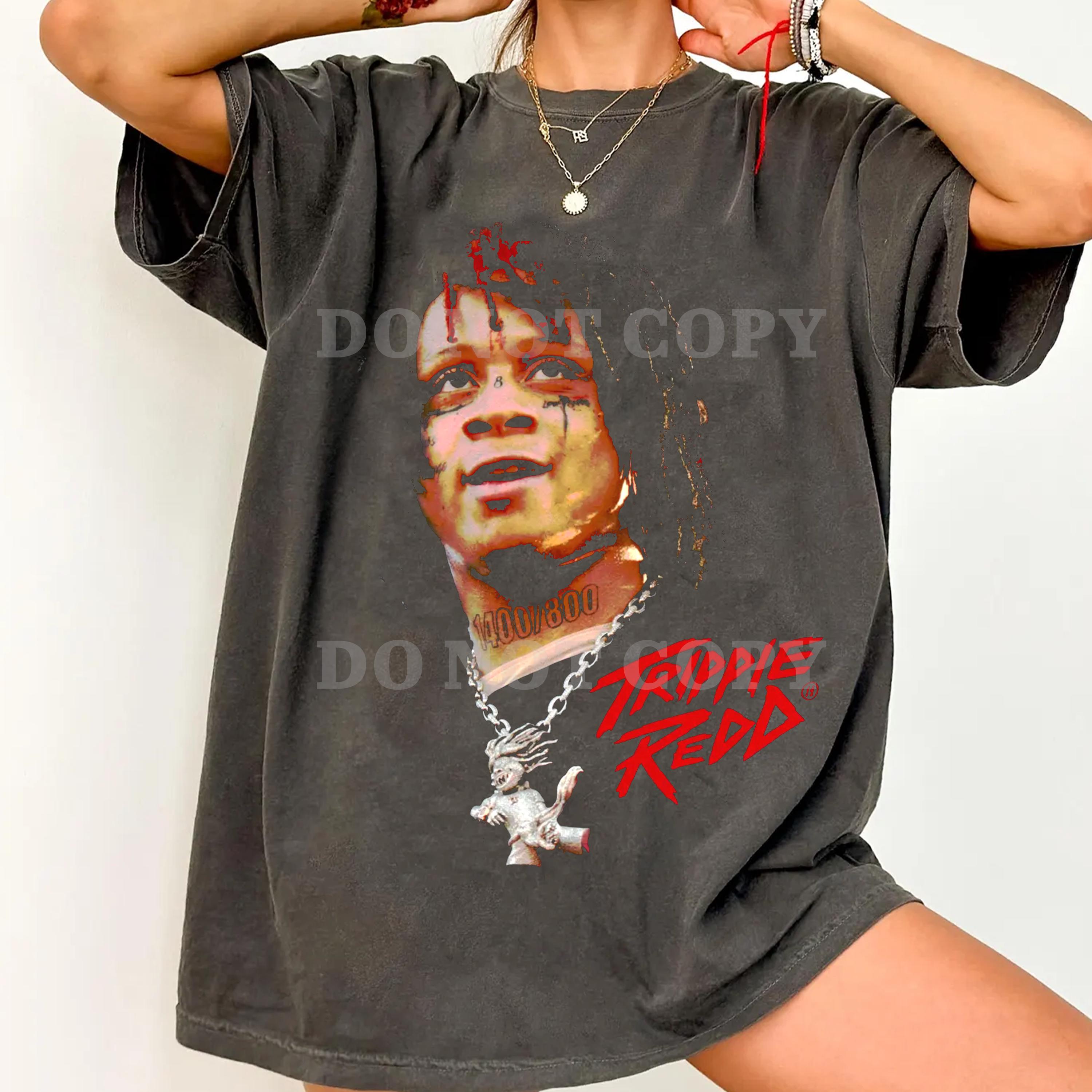 ファッション Tee shirt trippie redd tシャツ Trippie Redd トリッピーレッド 2018 TOUR MARCH Tee Tシャツ 半袖 Mサイズ 古着 ヴィンテージ HIPHOP