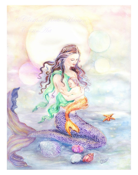 A1 Pretty Mermaids Tail Poster Art Print 60 x 90cm 180gsm Student Gift #15528