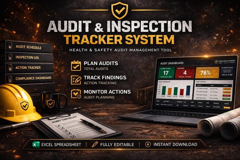 Audit and Inspection Tracker System Health and Safety Audit Log ...