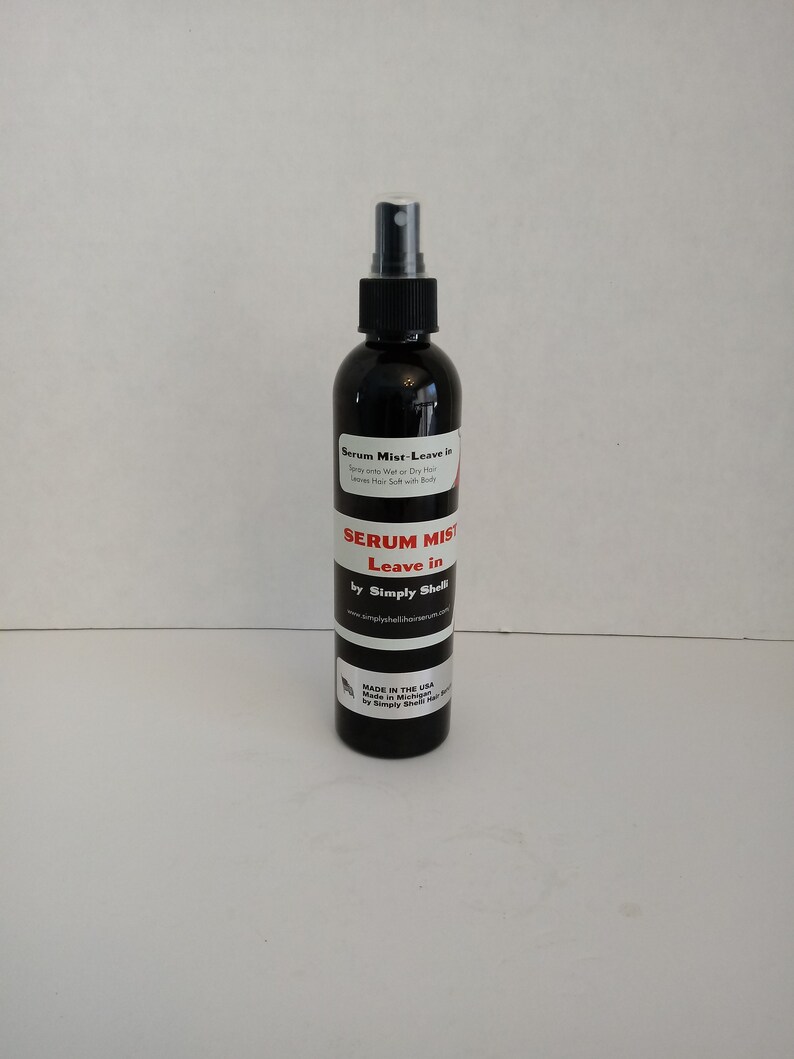 Serum Spray Leavein W/argan Oil Detangler 9ozs. Leavein Etsy