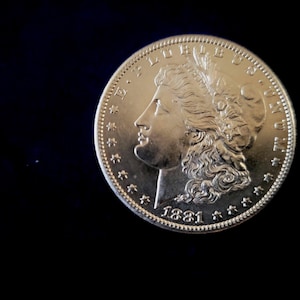 Choice BU 1881-S Morgan Silver Dollar- MS64 Quality-Sharp Stike and Original Mint Luster.